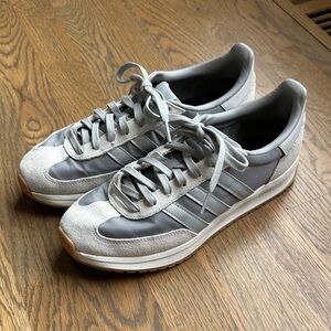 Adidas Gray and Silver Sneakers Size 9